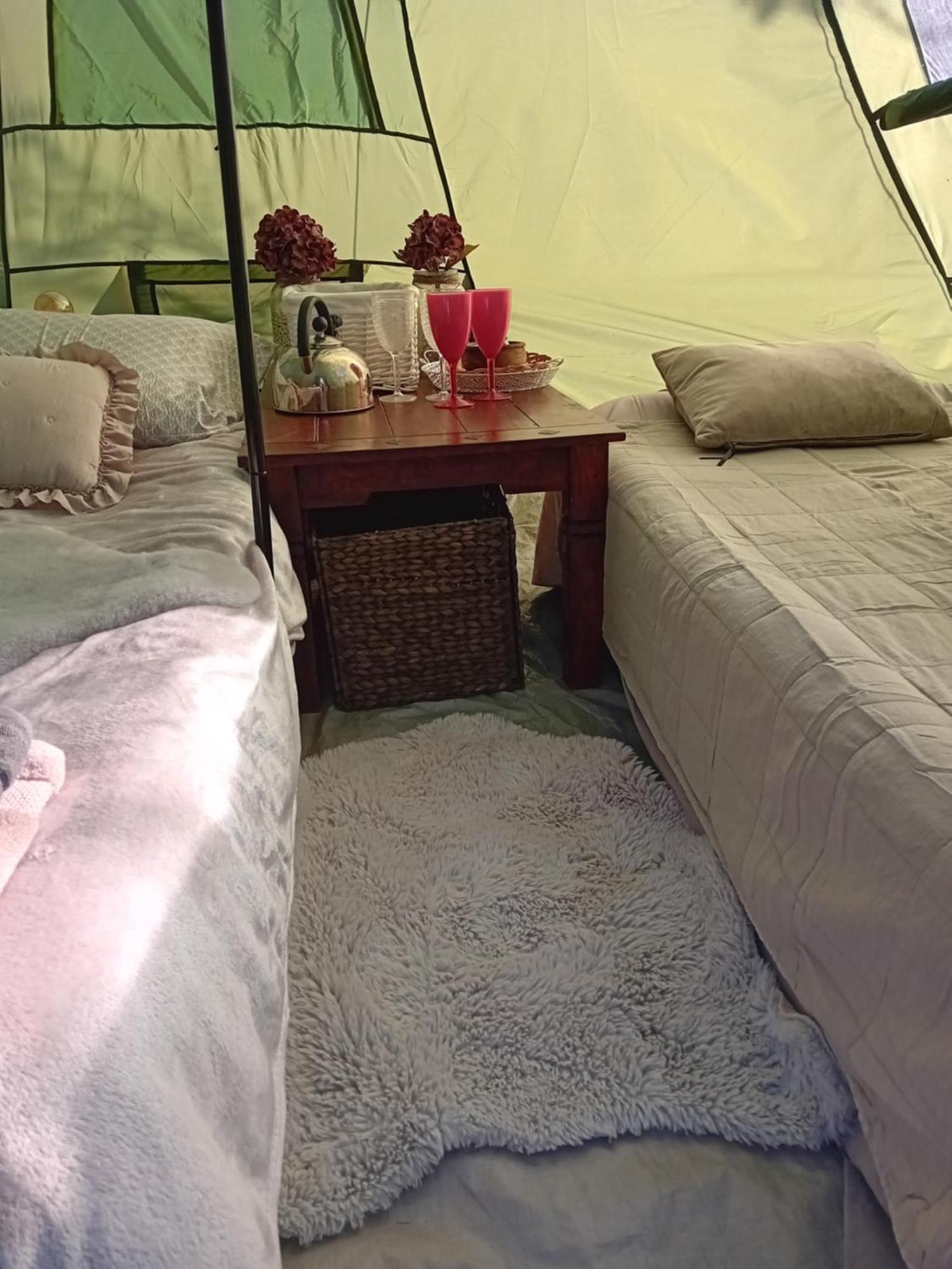 Indian Tent Tipi In Shared Lot And Shared Bathroom Mrse المظهر الخارجي الصورة