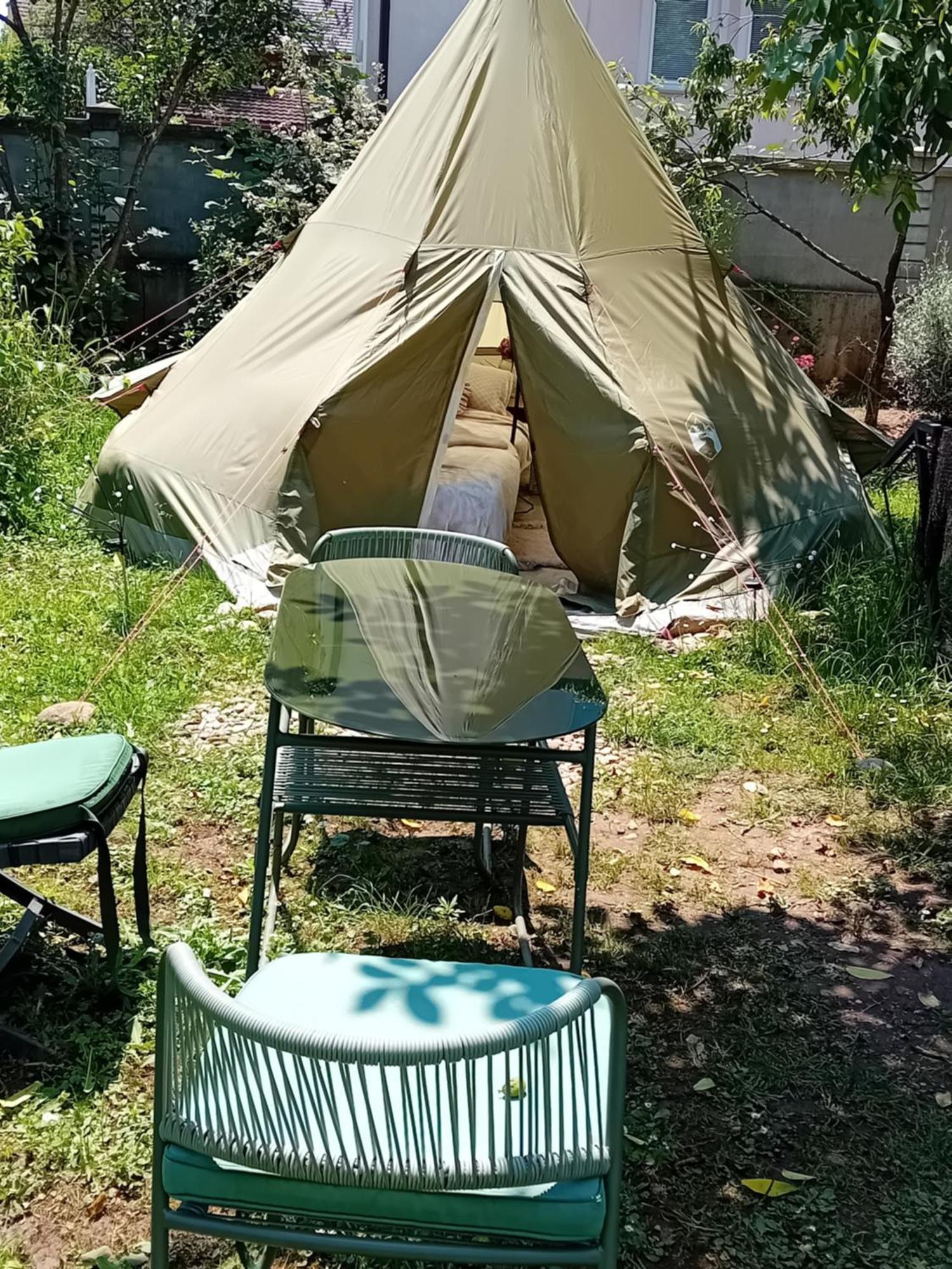 Indian Tent Tipi In Shared Lot And Shared Bathroom Mrse المظهر الخارجي الصورة